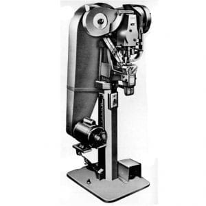 Stimpson No. 482 Single Feed: Automatic Electric Eyelet / Grommet Machine with Automatic Clamper